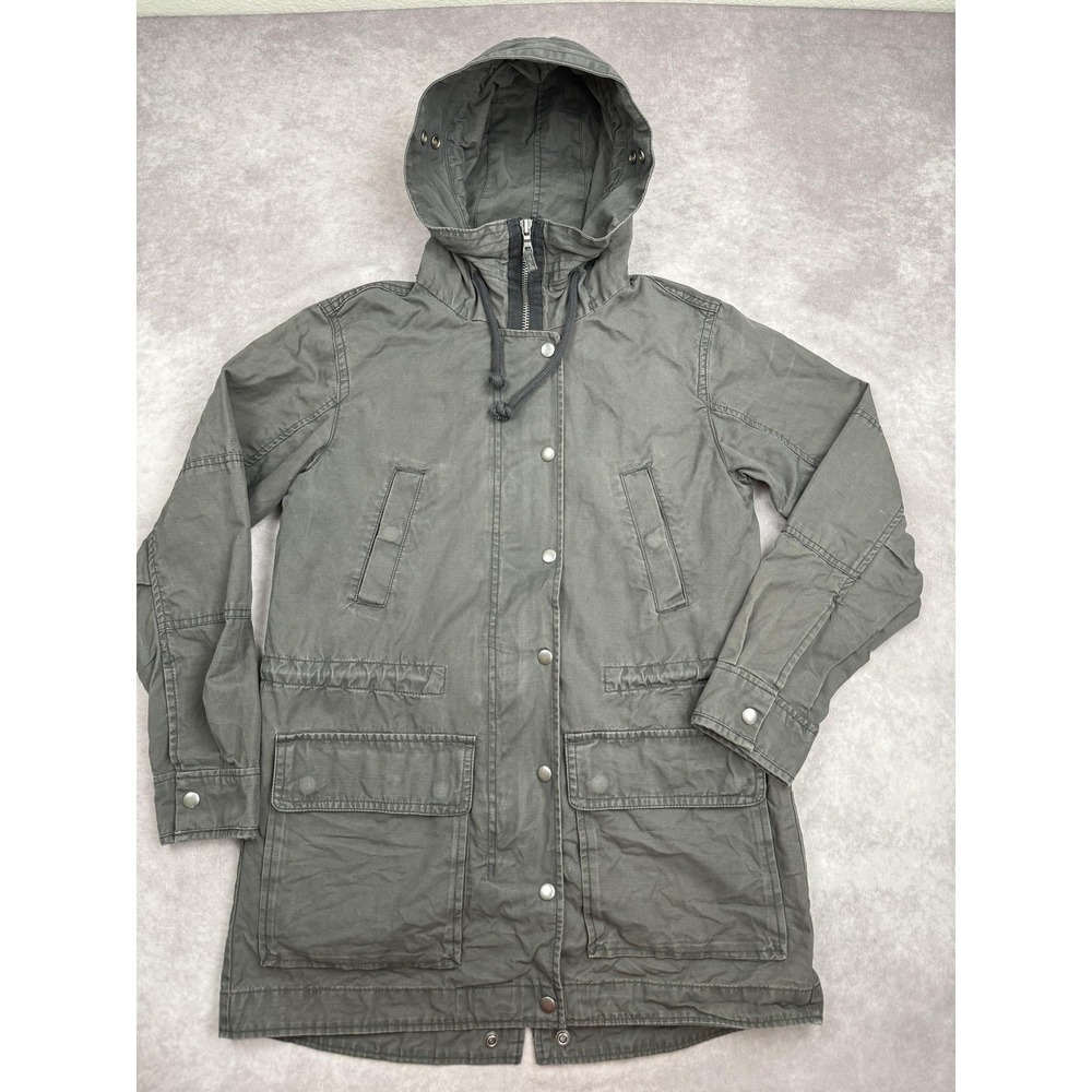 Gap Jacket Womens Small Grey Winter Warmth Outdoor Edition‎ Hooded Parka Coat